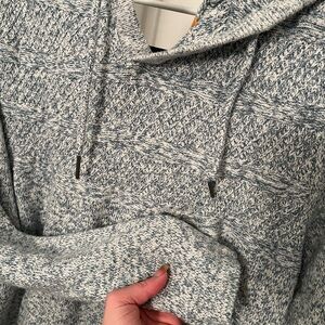 Men's Blue Patterned Hoodie